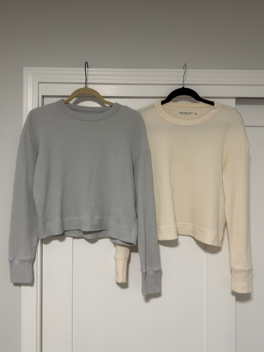 Waffle Knit Crewneck Top Bundle